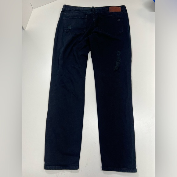 DL1961 Azalea Relaxed Skinny Jean in Nemesis Black Size 28” Distressed REVOLVE - Picture 13 of 13